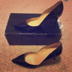 Micheal Kors Black patten pumps